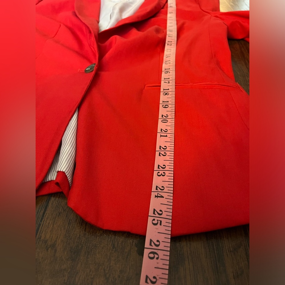 Old Navy Red Blazer Size Medium - Picture 5 of 9